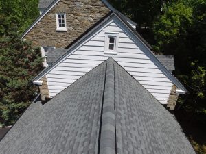 Asphalt shingle roofing on home
